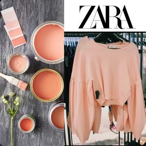 NWT zara ballon sleeve knit